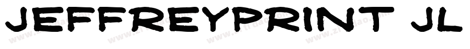 JeffreyPrint JL Wide字体转换
